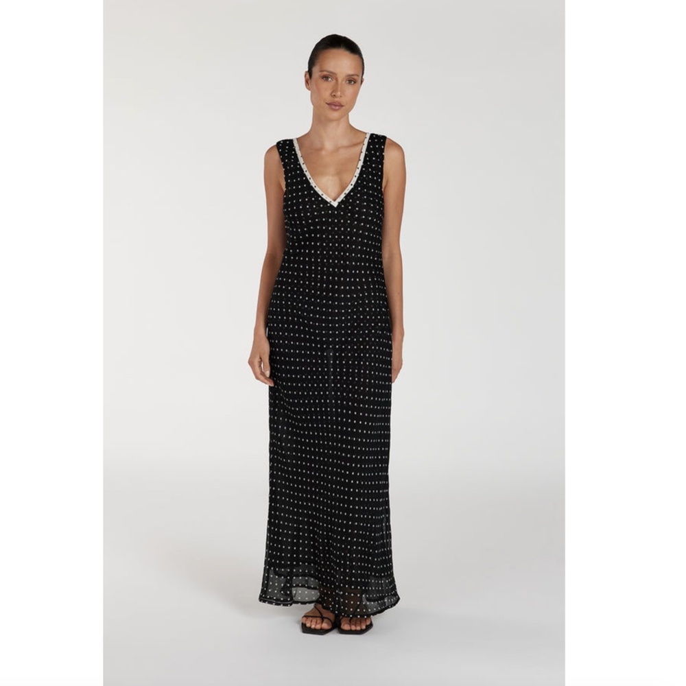 NWT DISSH Winona Spot Midi Dress